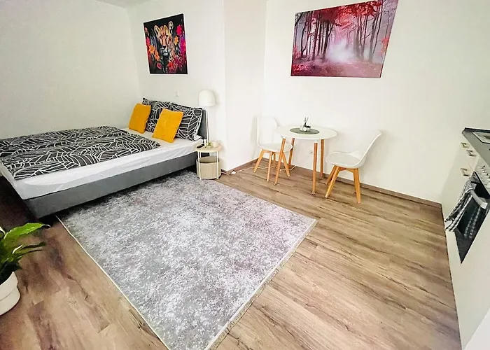 公寓 In Zentrumsnaehe Netflix Self Check-in 奥格斯堡